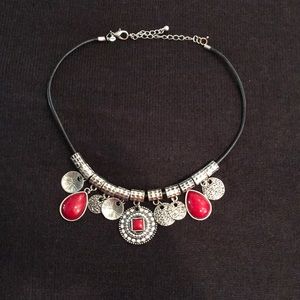 Premier Red & Black Necklace